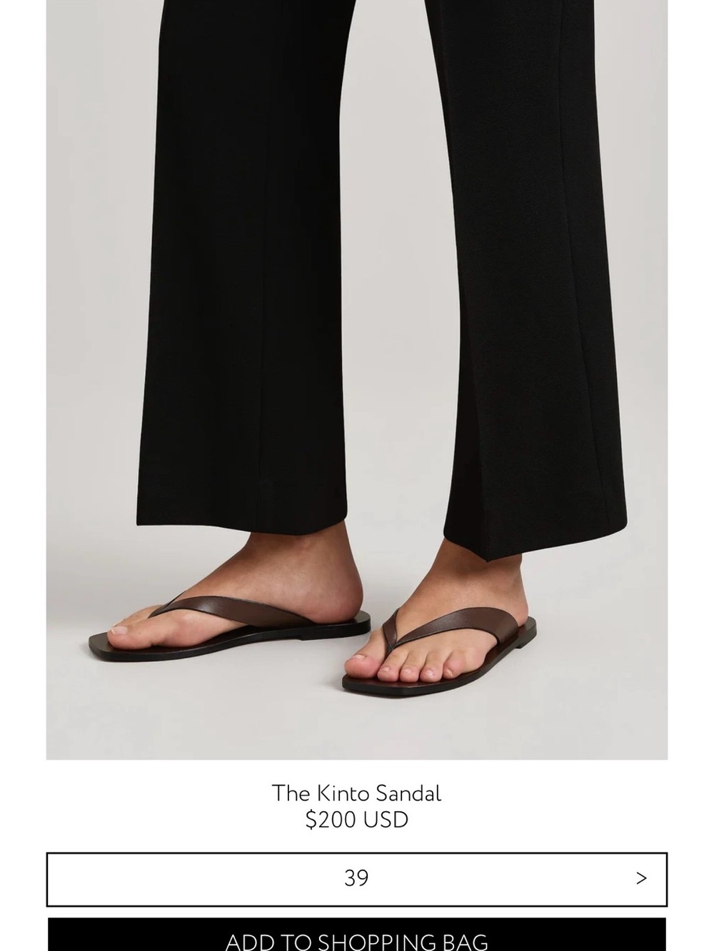 A.EMERY The Kinto Sandal in Walnut